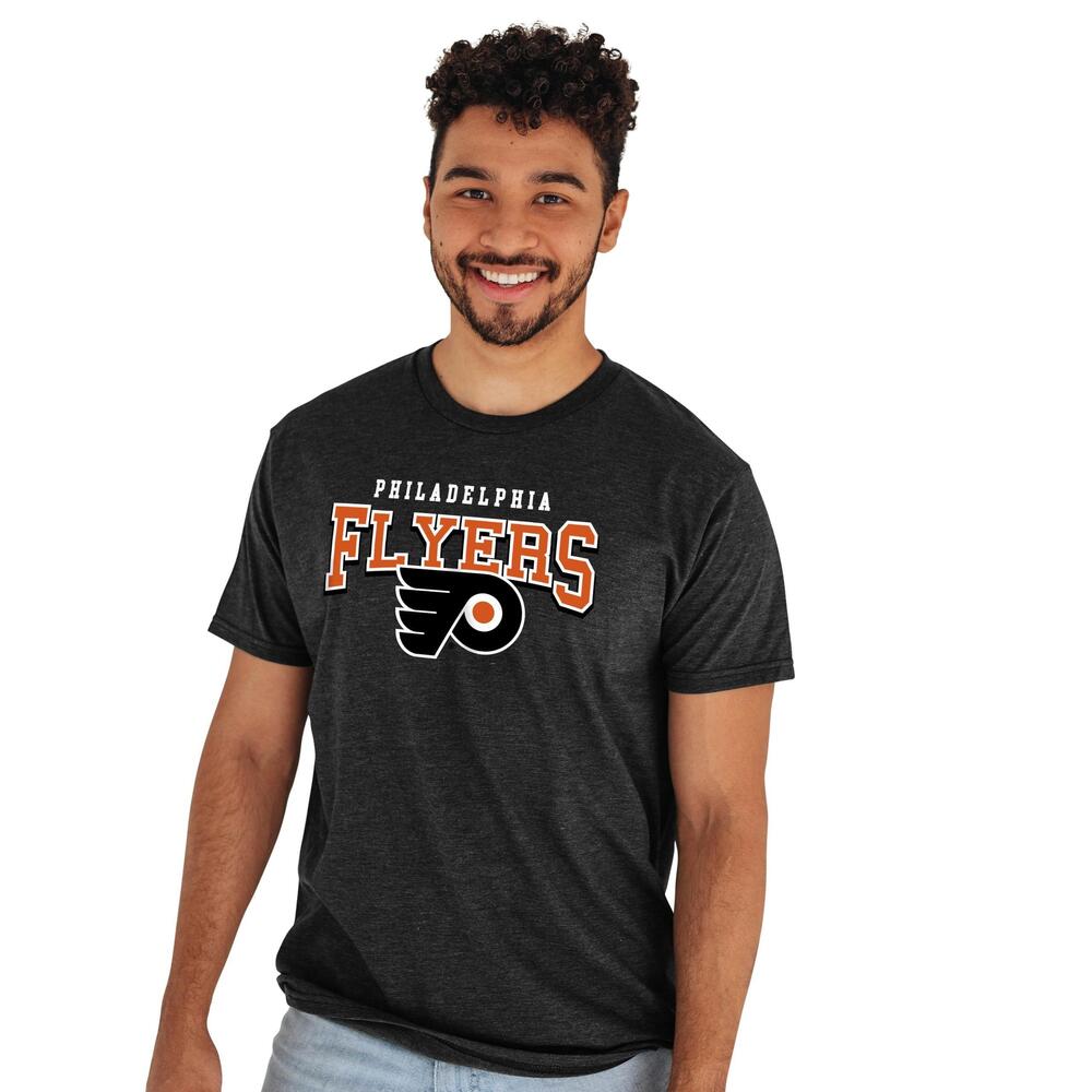 Blue 84 Nhl Unisex-Adult Nhl  T-Shirt Heathered Black